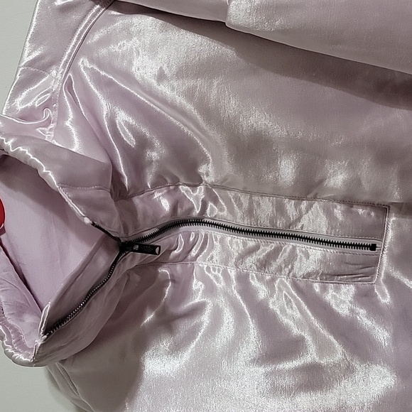 Nwdft Free People Movement Shine Bright Pullover Puffer Jacket Coat Satin Sheen - Picture 3 of 13